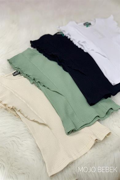 Cuties Kız Çocuk Yazlık Kolsuz Body 3252 Taş Rengi