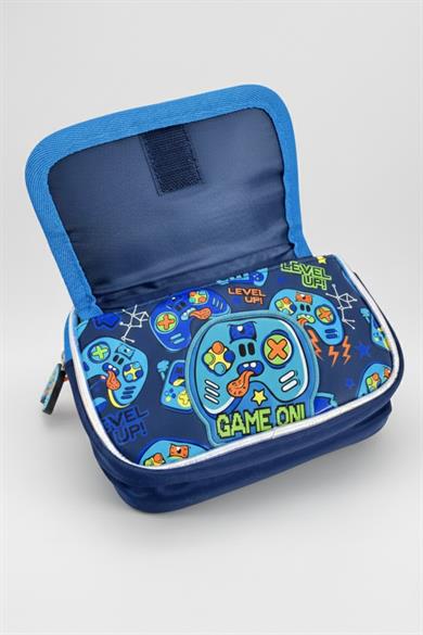 Dream Vest Erkek Çocuk Game Desenli Çapraz Çanta Lacivert