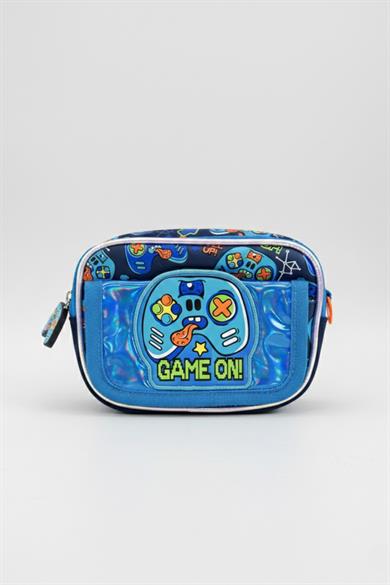 Dream Vest Erkek Çocuk Game Desenli Çapraz Çanta Lacivert
