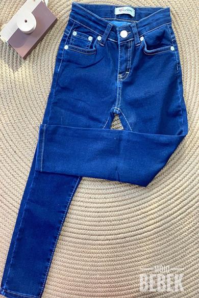 Escabel Kız Çocuk Denim Pantolon 1917 Lacivert