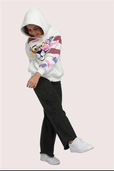 Escabel Kız Çocuk İspanyol Paça Kot Pantolon 2271 Siyah