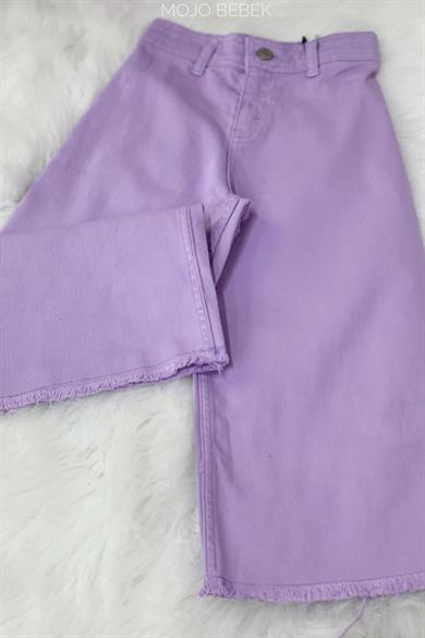 Escabel Kız Çocuk İspanyol Paça Kot Pantolon 2271 Mor
