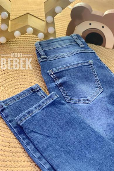 Escabel Kız Çocuk Kot Pantolon 19067 Kot Mavi