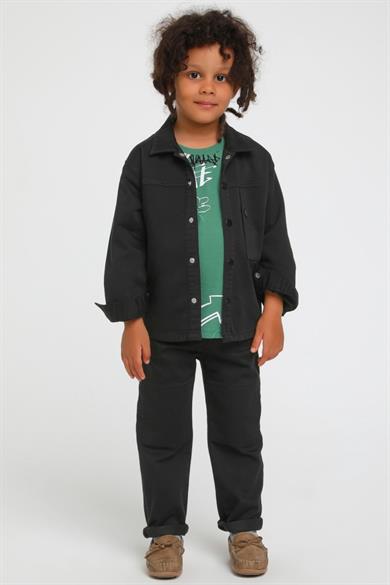 Jack Lions Erkek Çocuk 1-5 Yaş Yumuşak Denim Pantolon 2446 Siyah