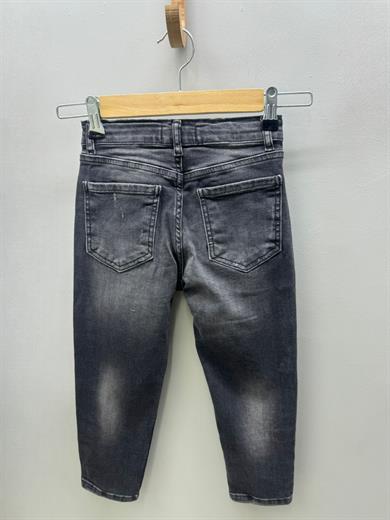 Jack Lions Erkek Çocuk 4-14 Yaş Yüksek Bel Denim Pantolon 2429 Siyah