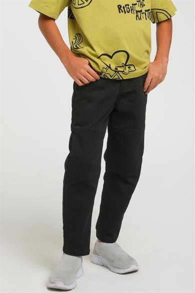 Jack Lions Erkek Çocuk Cepl Detaylı Likralı Pantolon 2441 Siyah