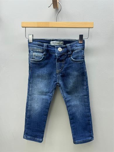 Jacklions Erkek Bebek 1-5 Yaş Dar Paça Denim Pantolon 23019 Kot Mavi