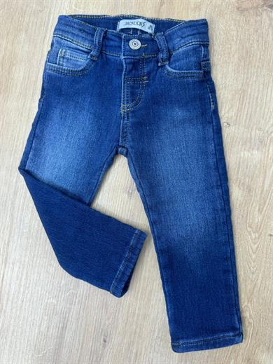 Jacklions Erkek Bebek 1-5 Yaş Dar Paça Denim Pantolon 23019 Kot Mavi