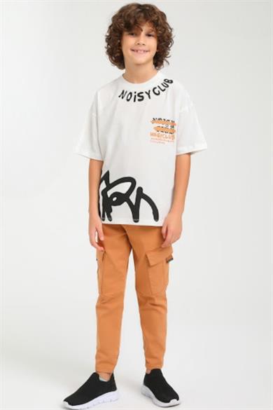 Jacklions Erkek Çocuk 4-14 Yaş Cep Detaylı Ultra Esnek Pantolon 23014 Camel