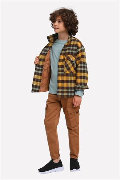 Jacklions Erkek Çocuk 4-14 Yaş Cep Detaylı Ultra Esnek Pantolon 23014 Camel