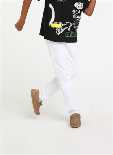 Jacklions Erkek Çocuk Ultra Esnek Denim Pantolon 23015 Beyaz