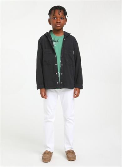 Jacklions Erkek Çocuk Ultra Esnek Denim Pantolon 23015 Beyaz