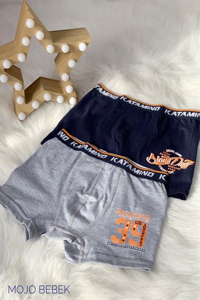 Katamino Erkek Çocuk 2Lİ Boxer Set K128233 Lacivert