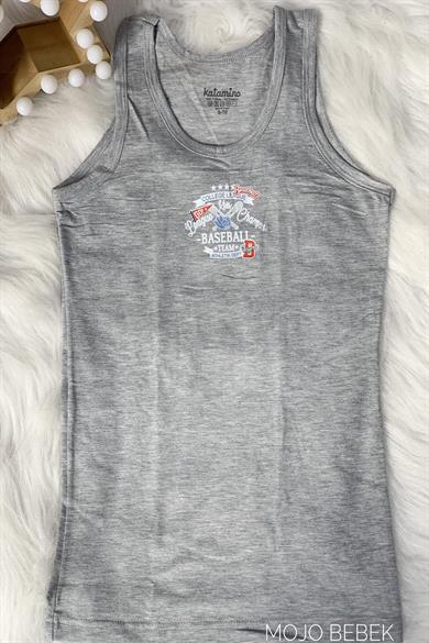 Katamino Erkek Çocuk Baseball Atlet Boxer Takım K128216 Gri