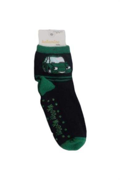 Katamino Erkek Çocuk Kaydırmaz Taban Soket Çorap K20257 Yeşil