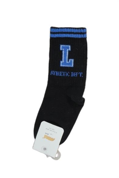 Katamino Erkek Çocuk Leroy Alfabe Soket Çorap 200413 Siyah