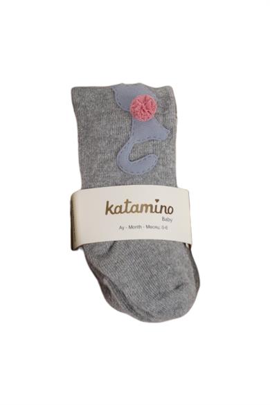Katamino Kız Bebek Giana Aksesuarlı Külotlu Çorap K32240 İndigo