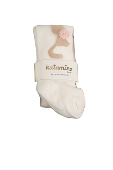 Katamino Kız Bebek Giana Aksesuarlı Külotlu Çorap K32240 Krem
