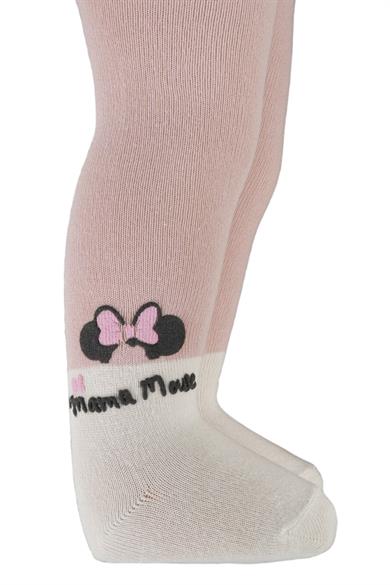 Katamino Kız Bebek Mama Mouse Külotlu Çorap 310055 Pudra