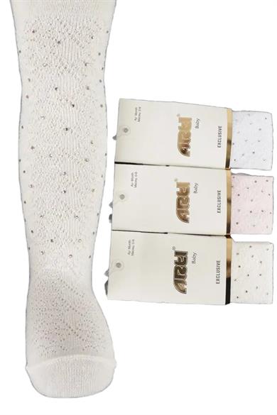 Katamino Kız Bebek Pullu Desenli Külotlu Çorap 341008 Pembe