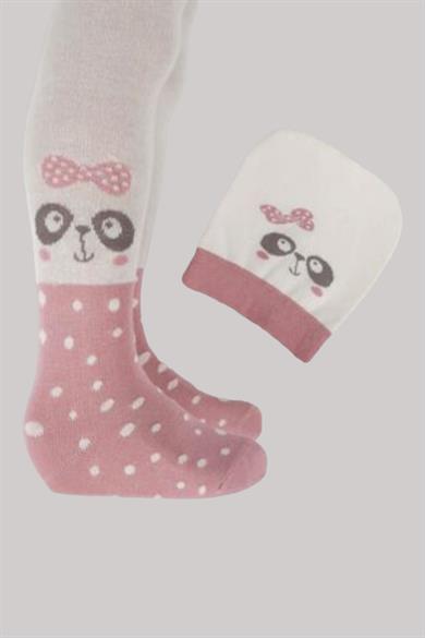 Katamino Kız Bebek Şapkalı Külotlu Çorap Takım K51002 Krem