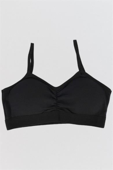 Katamino Kız Çocuk İp Askılı Yarım Atlet K128358 Siyah