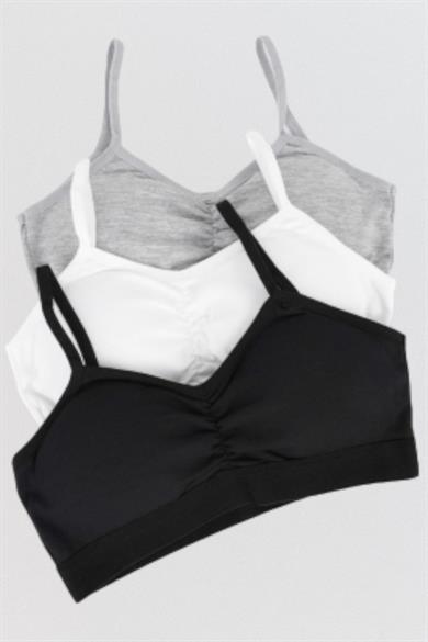 Katamino Kız Çocuk İp Askılı Yarım Atlet K128358 Siyah