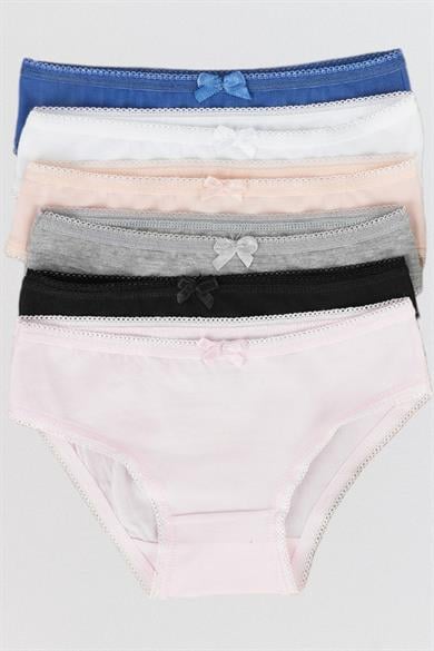 Katamino Kız Çocuk Pamuklu 3lü Slip Set K128375 Gri