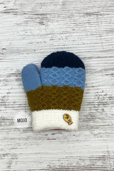 Kitti Erkek Bebek Parmaksız  Yün Eldiven K22210-11 Lacivert