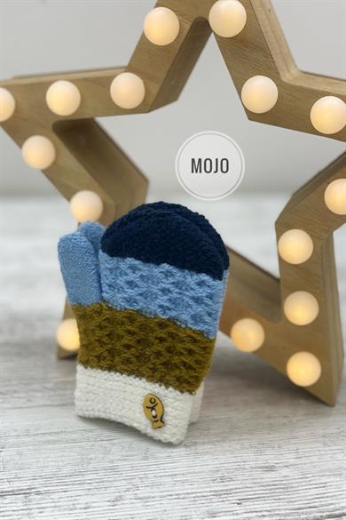 Kitti Erkek Bebek Parmaksız  Yün Eldiven K22210-11 Lacivert