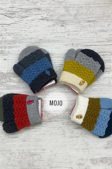 Kitti Erkek Bebek Parmaksız  Yün Eldiven K22210-11 Lacivert