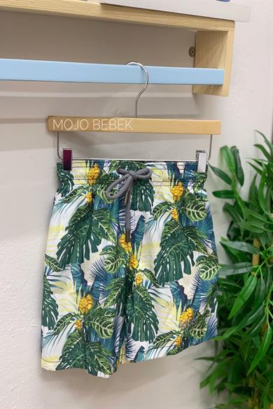 Kitti Erkek Çocuk Deniz Şortu Y2240 Yeşil