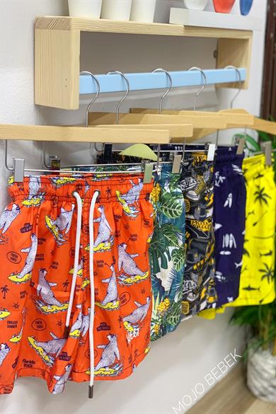 Kitti Erkek Çocuk Deniz Şortu Y2240 Yeşil