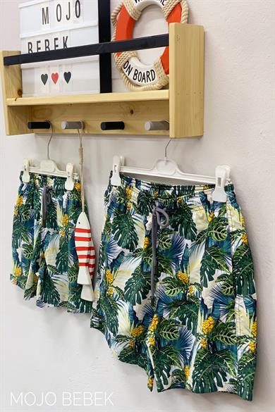 Kitti Erkek Çocuk Deniz Şortu Y2530 Yeşil