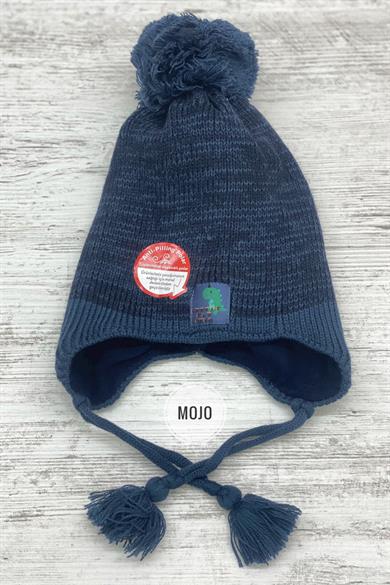 Kitti Erkek Çocuk Polar Astarlık Kulaklıklı Bere K22130-07 Lacivert