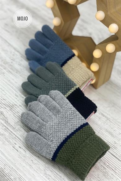 Kitti Erkek Çocuk Yün Eldiven K2230-06 Taş Rengi