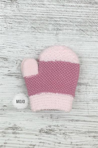 Kitti Kız Bebek Parmaksız Yün Eldiven K22210-02 Pembe