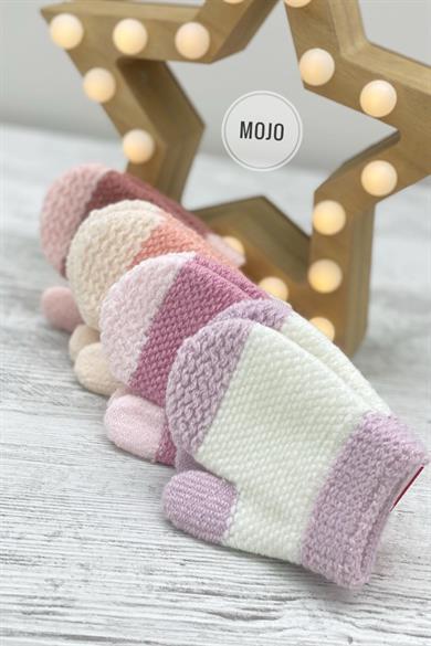 Kitti Kız Bebek Parmaksız Yün Eldiven K22210-02 Krem