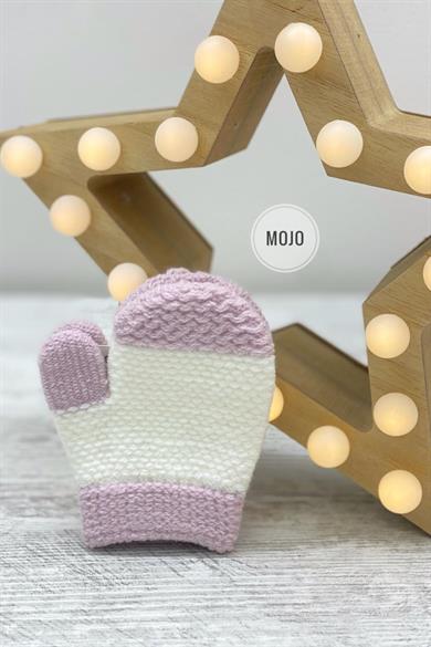 Kitti Kız Bebek Parmaksız Yün Eldiven K22210-02 Krem