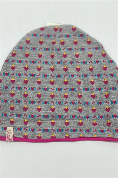 Kitti Kız Çocuk Karışık Desenli Penye Pere K8662-1 Gri