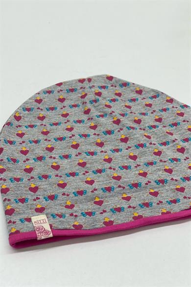 Kitti Kız Çocuk Karışık Desenli Penye Pere K8662-1 Gri