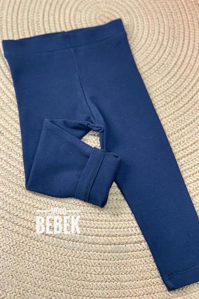 Lovetti Kız Çocuk 1-4 Yaş Şardonlu Tayt Lacivert