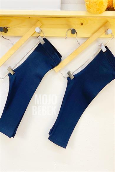 Lovetti Kız Çocuk 1-4 Yaş Şardonlu Tayt Lacivert