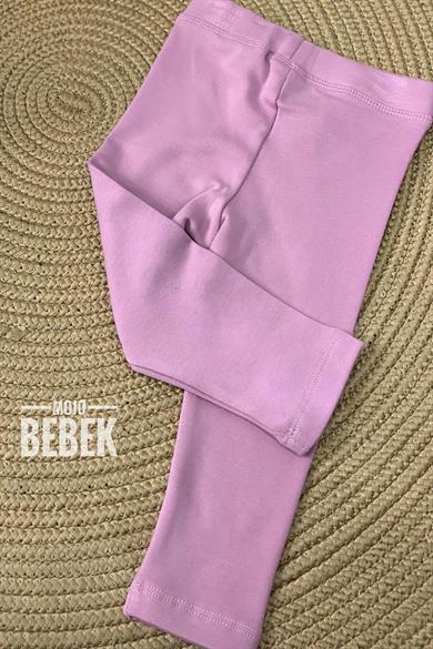 Lovetti Kız Çocuk 1-4 Yaş Şardonlu Tayt Mor