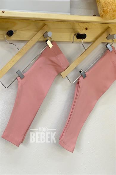 Lovetti Kız Çocuk 1-4 Yaş Şardonlu Tayt Pembe