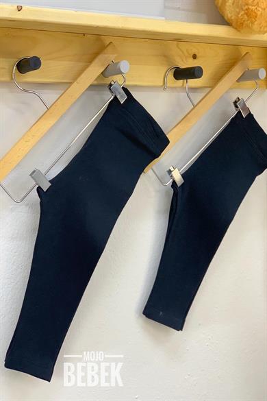 Lovetti Kız Çocuk 1-4 Yaş Şardonlu Tayt Siyah