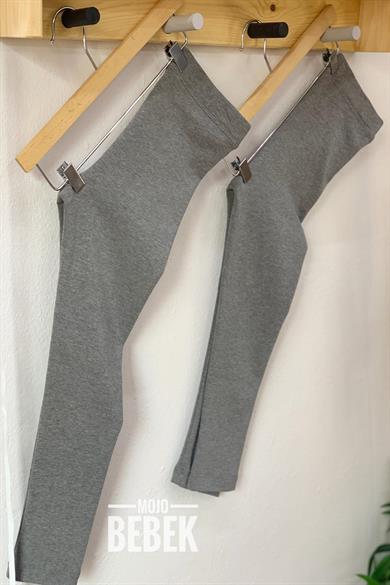 Lovetti Kız Çocuk 13-16 Yaş Şardonlu Tayt Gri