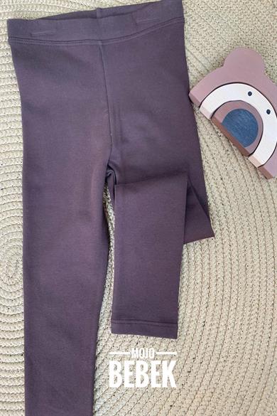 Lovetti Kız Çocuk 13-16 Yaş Şardonlu Tayt Kahverengi