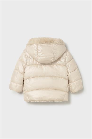 Mayoral 1-4 Yaş Çift Taraflı Kapüşonlu Mont Krem