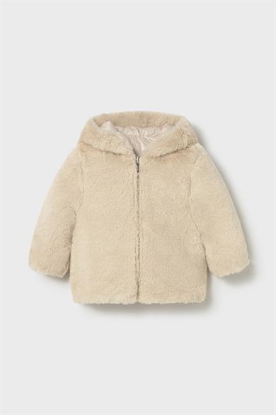 Mayoral 1-4 Yaş Çift Taraflı Kapüşonlu Mont Krem